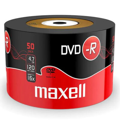 MAXELL DVD-R 4.7GB/120min, 16x speed, spindle pack 50τμχ