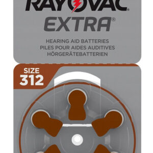 RAYOVAC μπαταρίες ακουστικών βαρηκοΐας 312MF, mercury free, 1.4V, 6τμχ