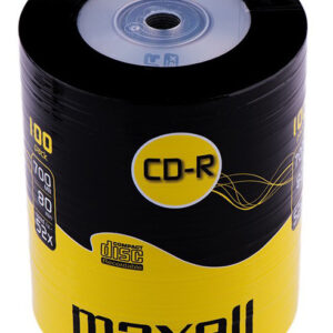 MAXELL CD-R 624037, 700ΜΒ, 80min, 52x speed, spindle pack 100τμχ