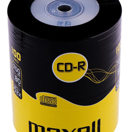 MAXELL CD-R 624037, 700ΜΒ, 80min, 52x speed, spindle pack 100τμχ