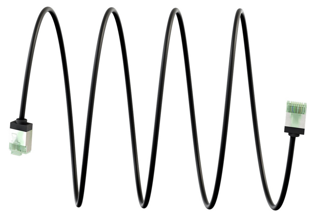 GOOBAY καλώδιο δικτύου 74352, CAT 8.1 U/FTP, ultra slim, copper, 40Gbps, 0.50m, μαύρο - Image 8
