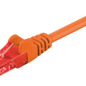 GOOBAY καλώδιο δικτύου 95594, CAT 6 U/UTP, CCA, 250MHz, 1.5m, πορτοκαλί