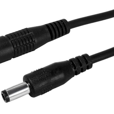 POWERTECH καλώδιο προέκτασης τροφοδοσίας CAB-H199, 5.5×2.1mm, 10m, μαύρο