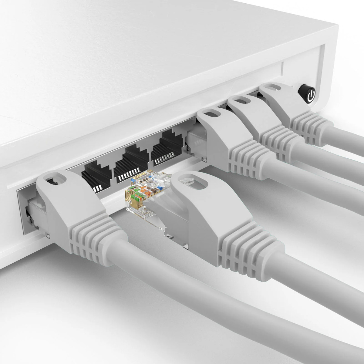 POWERTECH καλώδιο δικτύου CAB-N416, Cat 6 U/UTP, CCA, 250Hz, 2m, γκρι - Image 2