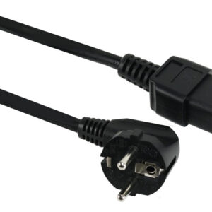 POWERTECH καλώδιο τροφοδοσίας UPS CAB-P024, C19 IEC, 16A, 250V, 1.8m, μαύρο