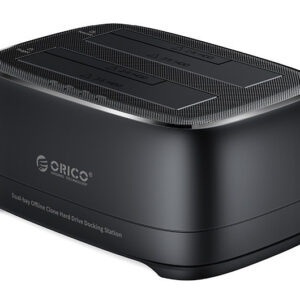 ORICO docking station για 2.5" ή 3.5" SATA HDD/SSD DD28U3-C, 2 θέσεων, 5Gbps, clone function, μαύρο