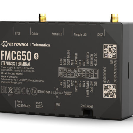 TELTONIKA GPS Tracker οχημάτων FMC650, 4G/GNSS/Bluetooth