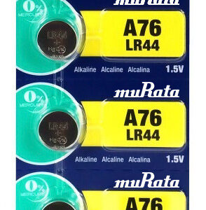 MURATA Αλκαλικές μπαταρίες LR44 MR-LR44, 1.5V, 5τμχ