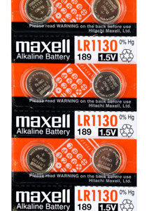 MAXELL αλκαλικές μπαταρίες LR1130, 1.5V, 10τμχ