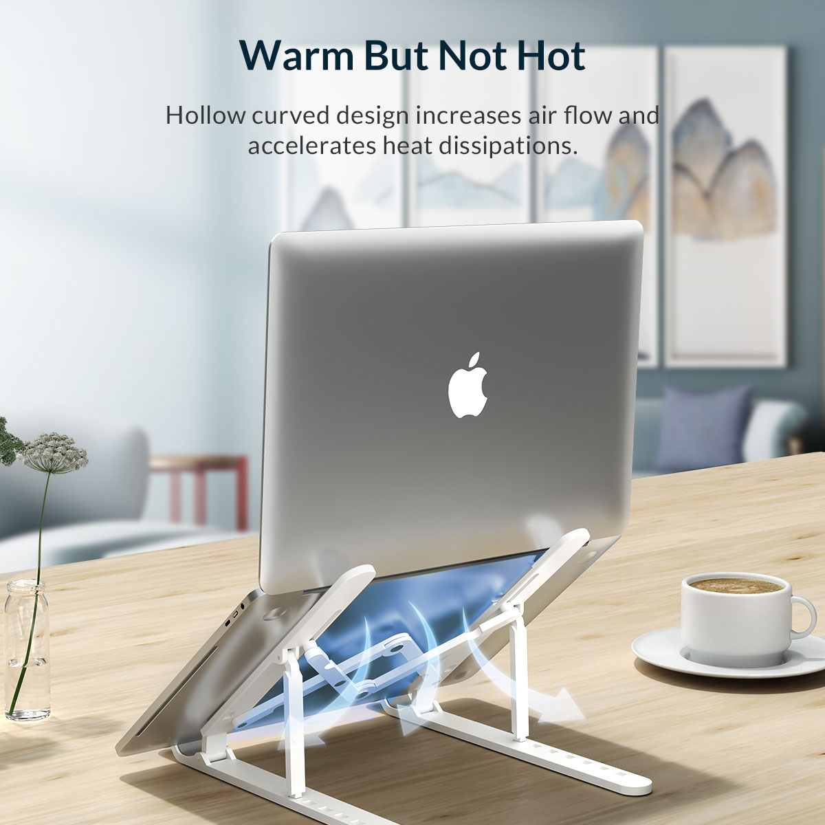 ORICO πλαστική βάση για laptop PFB-A23, 11-17", foldable, πλαστική, μαύρη - Image 5