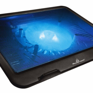 POWERTECH Βάση & ψύξη laptop PT-740 έως 15.6", 125mm fan, LED, μαύρο