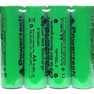 POWERTECH επαναφορτιζόμενη μπαταρία PT-794 2100mAh, AΑ HR6, 4τμχ