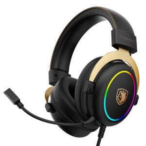SADES gaming headset Alchemist, USB σύνδεση, 50mm, V7.1 surround, ENC, RGB, multi-platform, μαύρο