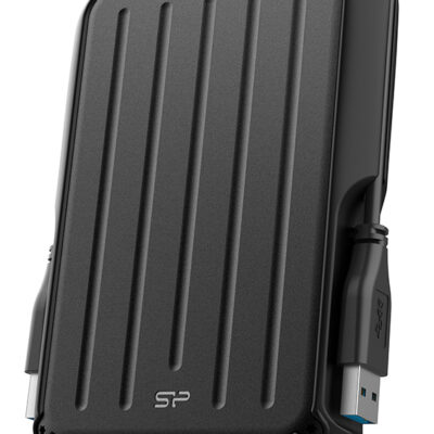 SILICON POWER εξωτερικός HDD Armor A66, 1TB, USB 3.2, μαύρος
