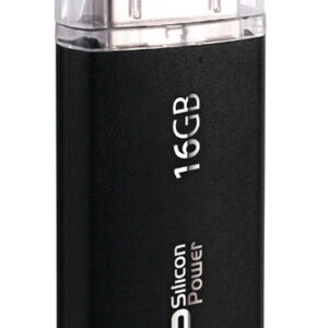 SILICON POWER USB Flash Drive Ultima II-I, 16GB, USB 2.0, μαύρο