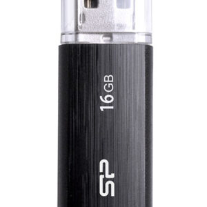 SILICON POWER USB Flash Drive Ultima U02, 16GB, USB 2.0, μαύρο