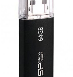 SILICON POWER USB Flash Drive Ultima II-I, 64GB, USB 2.0, μαύρο