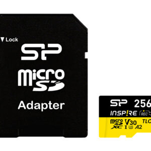 SILICON POWER κάρτα μνήμης microSDXC Inspire, 256GB, UHS-I U3 A1 V30