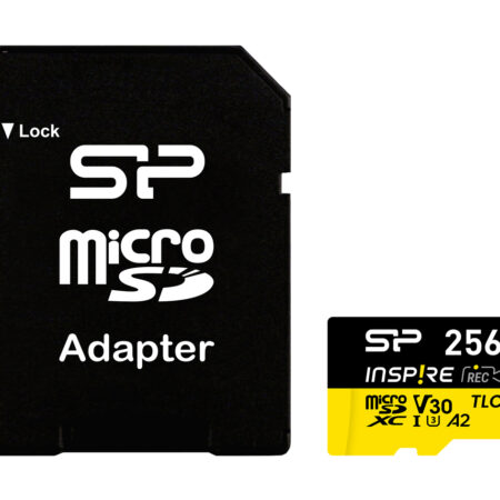 SILICON POWER κάρτα μνήμης microSDXC Inspire, 256GB, UHS-I U3 A1 V30