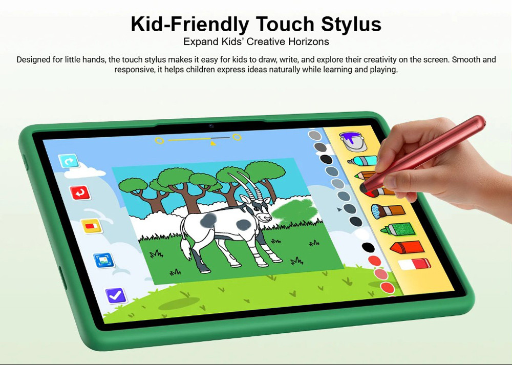 DOOGEE tablet U11 Kid, 11", 4/128GB, Android 16, 8580mAh, πράσινο - Image 3